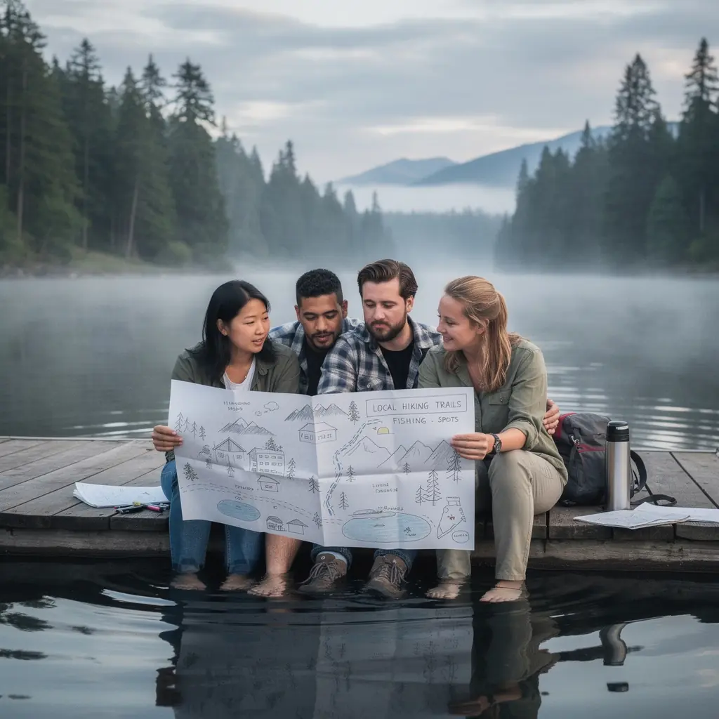 Widok na malowniczą drogę w amerykańskim parku narodowym.